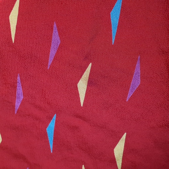 Vintage DVF Tie-Neck Silk Dress - Picture 12 of 12